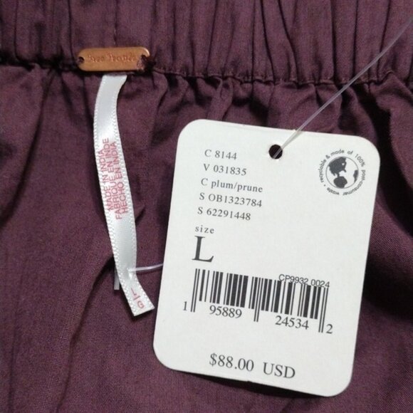 NWT Free People Endless Summer Beachside Plum Halter Backless Maxi Dress Large - Picture 12 of 14